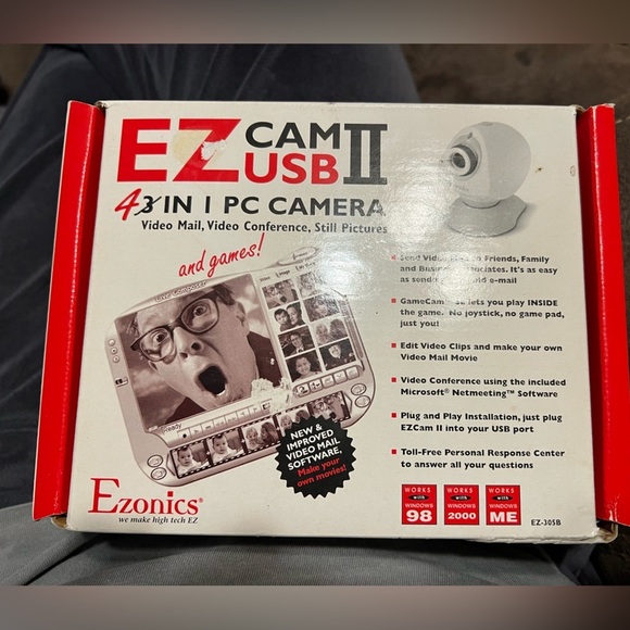 Ezonics Other - EZ Cam USB II 4-in-1 PC Camera - White